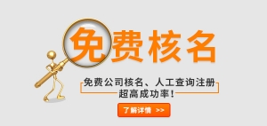 免费为公司核名、人工查询注册，超高成功率！让你创业更简单！